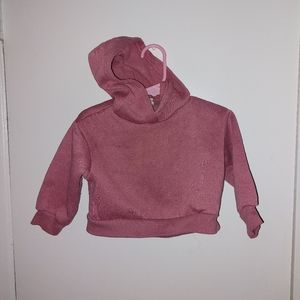 Kids neutral pink hoodie